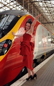 Virgin Trains at Manchester Piccadilly station has worked with a local artist to recycle old uniforms, tickets and timetables